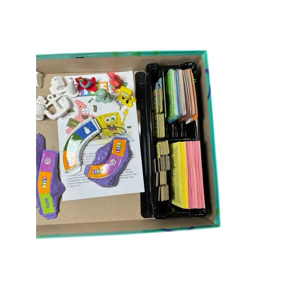 The Game of Life SpongeBob Squarepants Edition - Complete- 2005